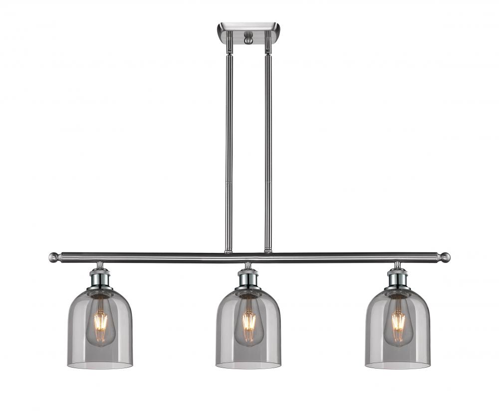 Bella - 3 Light - 36 inch - Brushed Satin Nickel - Cord hung - Island Light