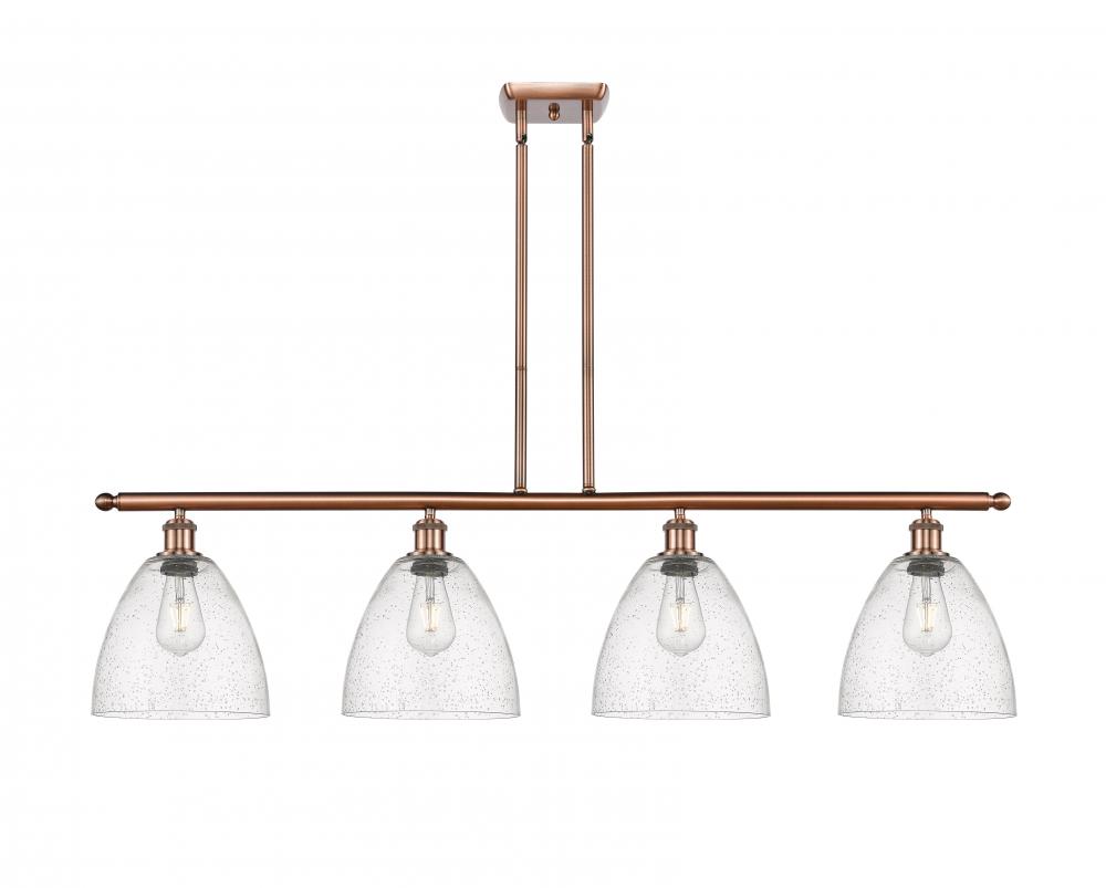 Bristol - 4 Light - 48 inch - Antique Copper - Cord hung - Island Light