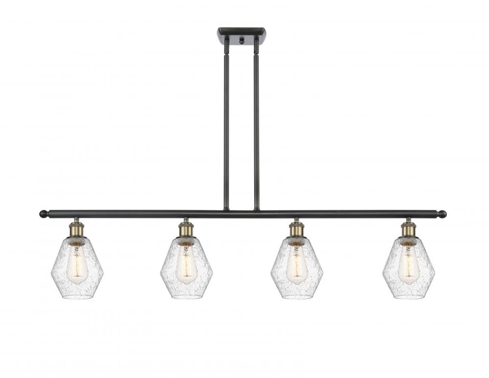 Cindyrella - 4 Light - 48 inch - Black Antique Brass - Cord hung - Island Light