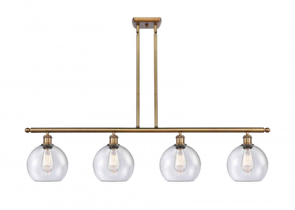 Athens - 4 Light - 48 inch - Brushed Brass - Cord hung - Island Light