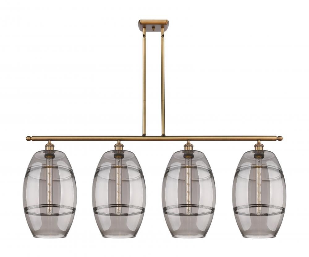 Vaz - 4 Light - 48 inch - Brushed Brass - Cord hung - Island Light