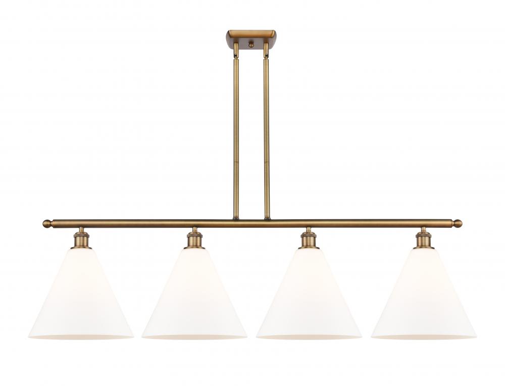 Berkshire - 4 Light - 50 inch - Brushed Brass - Cord hung - Island Light