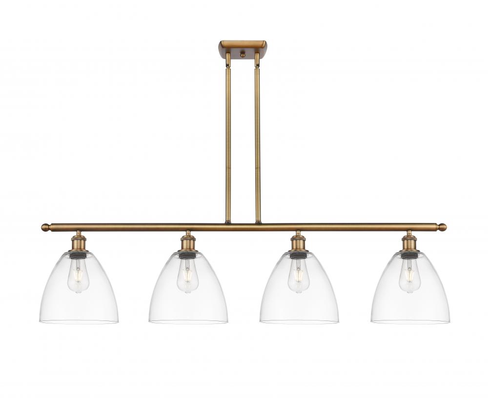 Bristol - 4 Light - 48 inch - Brushed Brass - Cord hung - Island Light