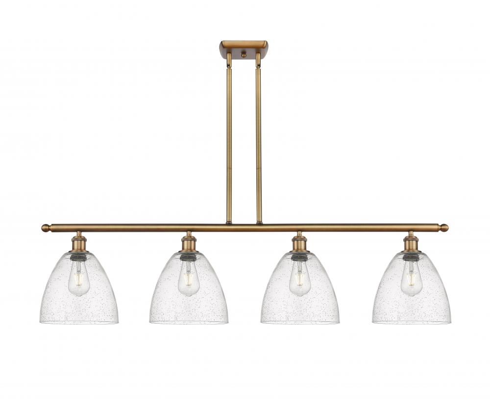 Bristol - 4 Light - 48 inch - Brushed Brass - Cord hung - Island Light