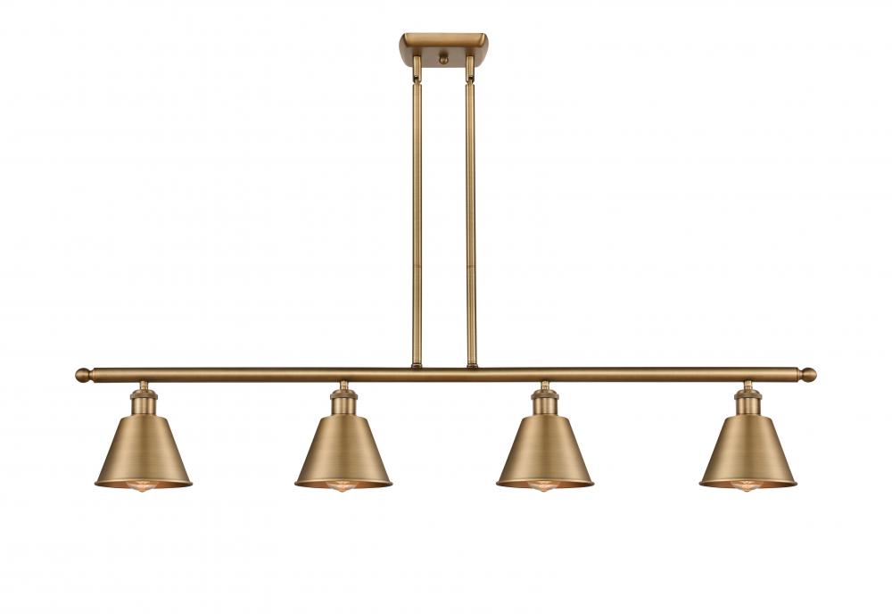 Smithfield - 4 Light - 48 inch - Brushed Brass - Cord hung - Island Light