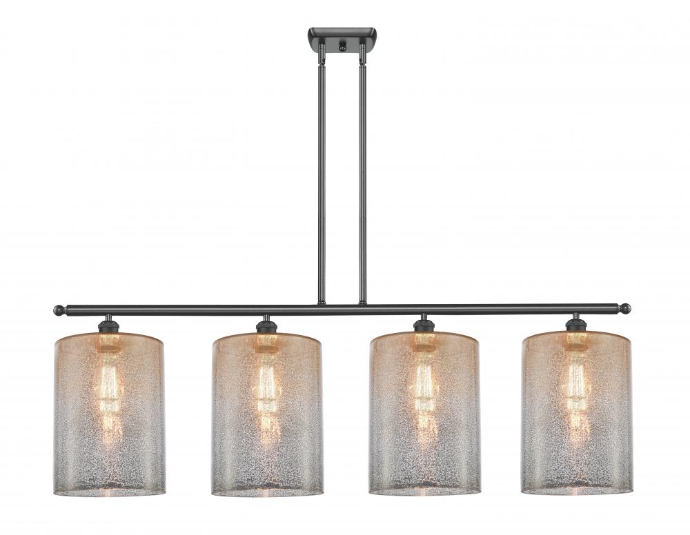 Cobbleskill - 4 Light - 48 inch - Matte Black - Cord hung - Island Light