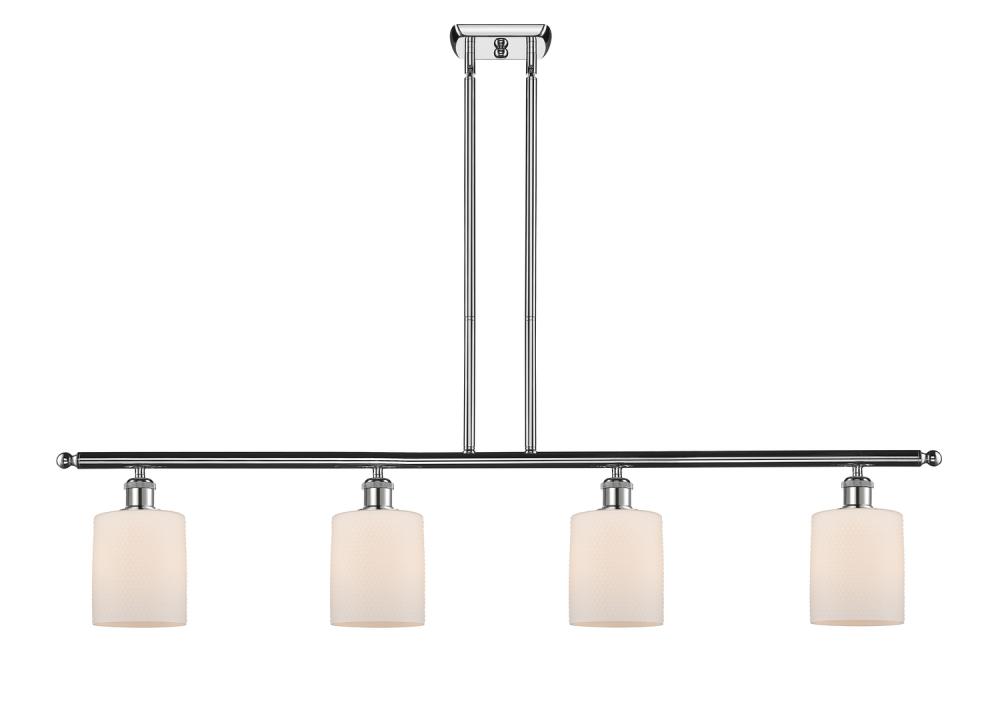 Cobbleskill - 4 Light - 48 inch - Polished Chrome - Cord hung - Island Light