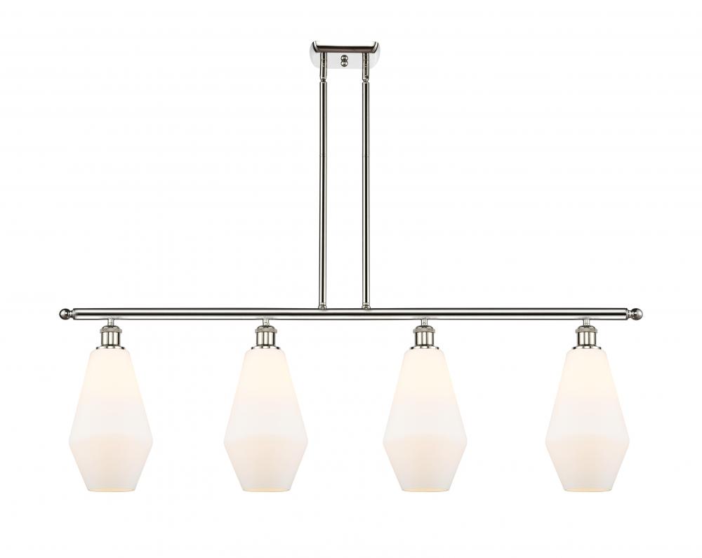 Cindyrella - 4 Light - 48 inch - Polished Nickel - Cord hung - Island Light