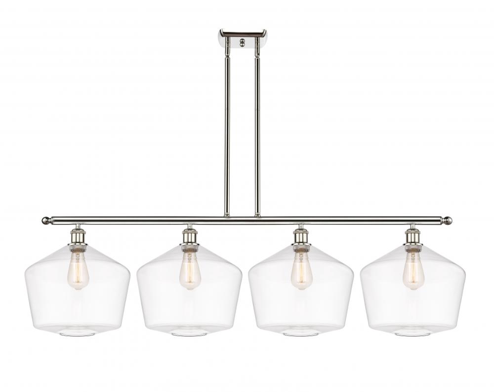 Cindyrella - 4 Light - 50 inch - Polished Nickel - Cord hung - Island Light