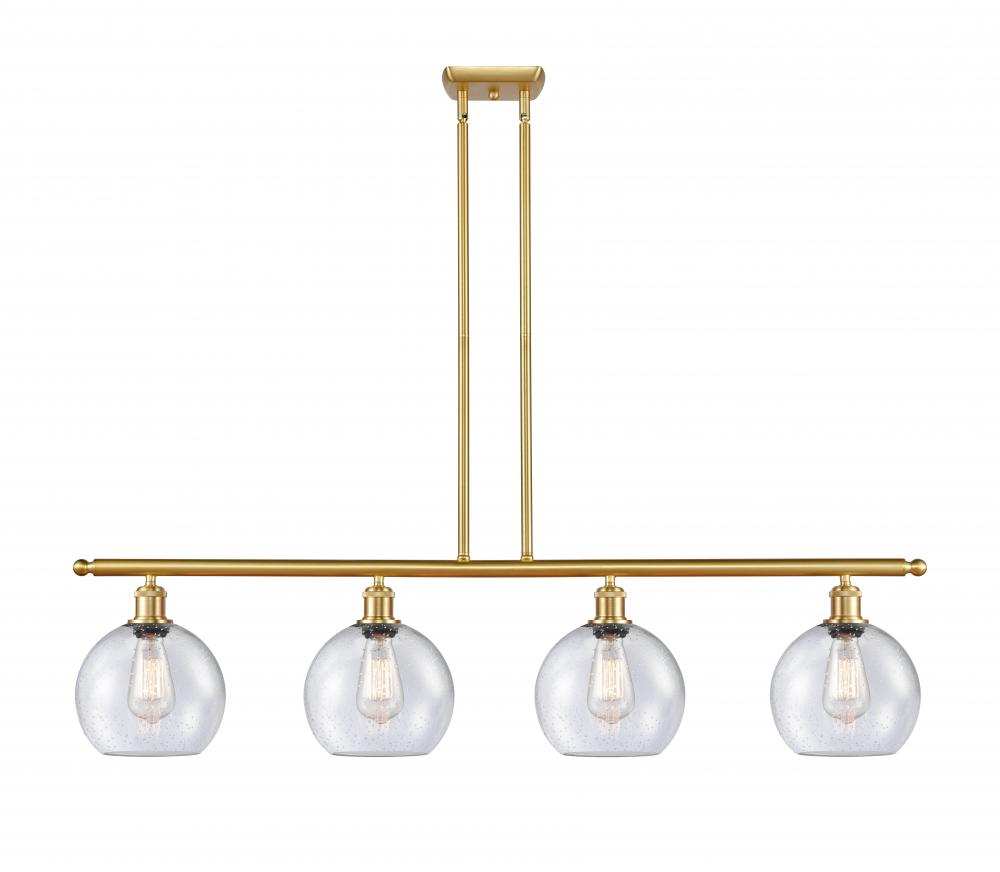 Athens - 4 Light - 48 inch - Satin Gold - Cord hung - Island Light