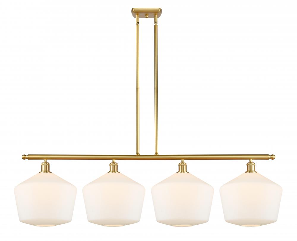 Cindyrella - 4 Light - 50 inch - Satin Gold - Cord hung - Island Light