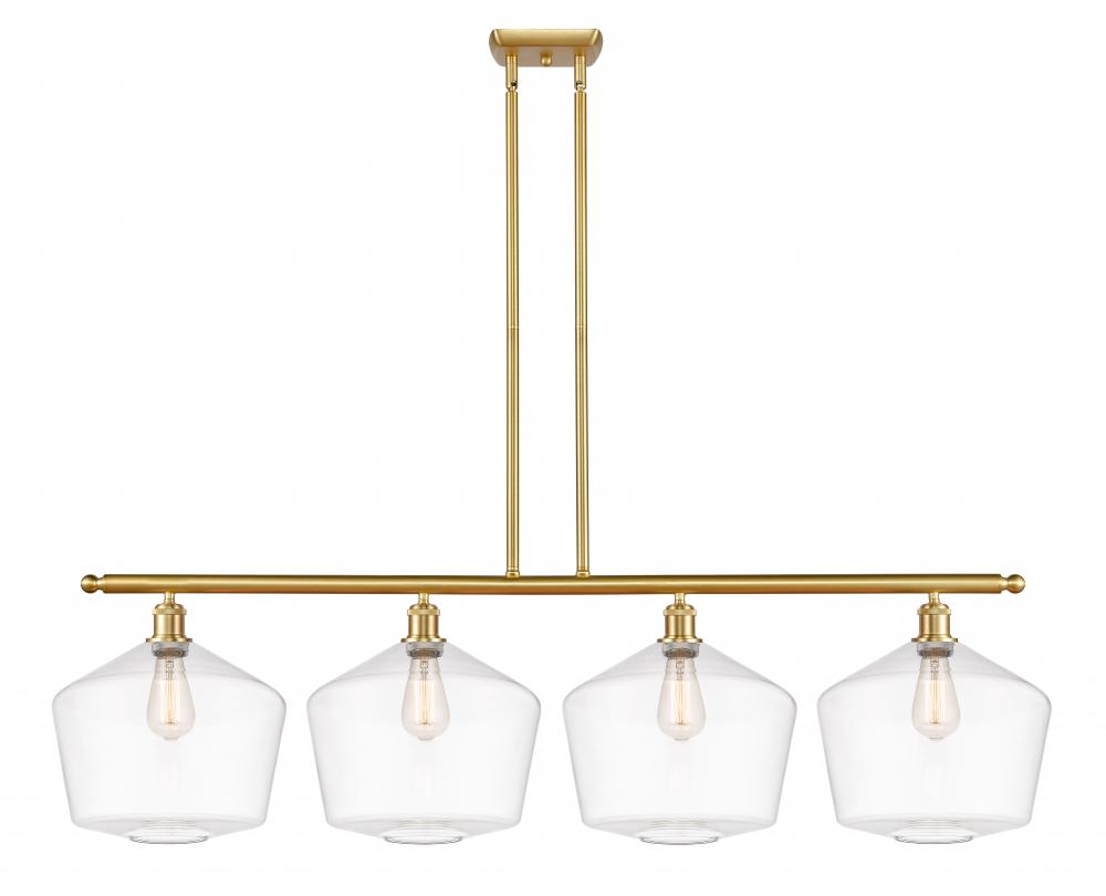 Cindyrella - 4 Light - 50 inch - Satin Gold - Cord hung - Island Light