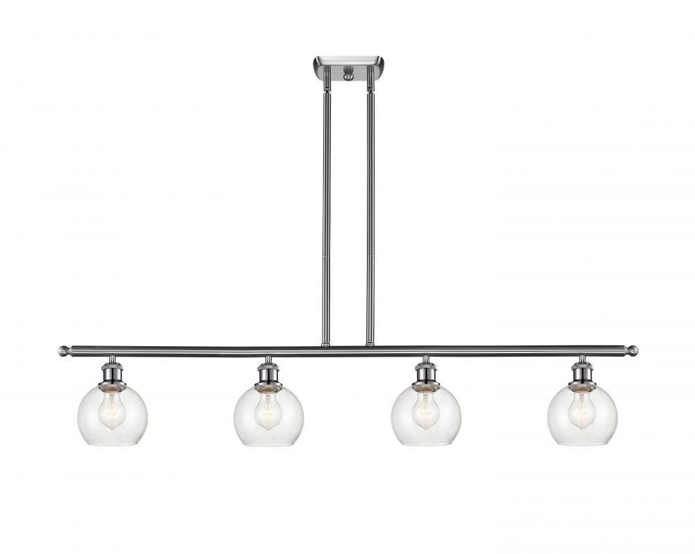 Athens - 4 Light - 48 inch - Brushed Satin Nickel - Cord hung - Island Light