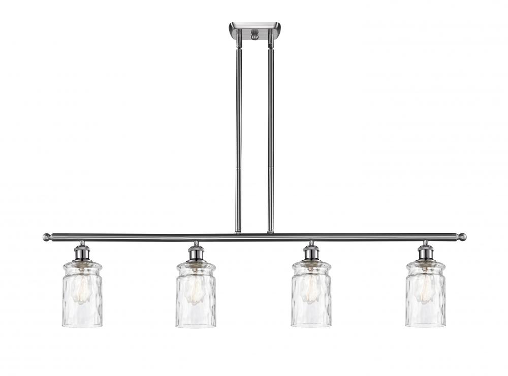 Candor - 4 Light - 48 inch - Brushed Satin Nickel - Cord hung - Island Light