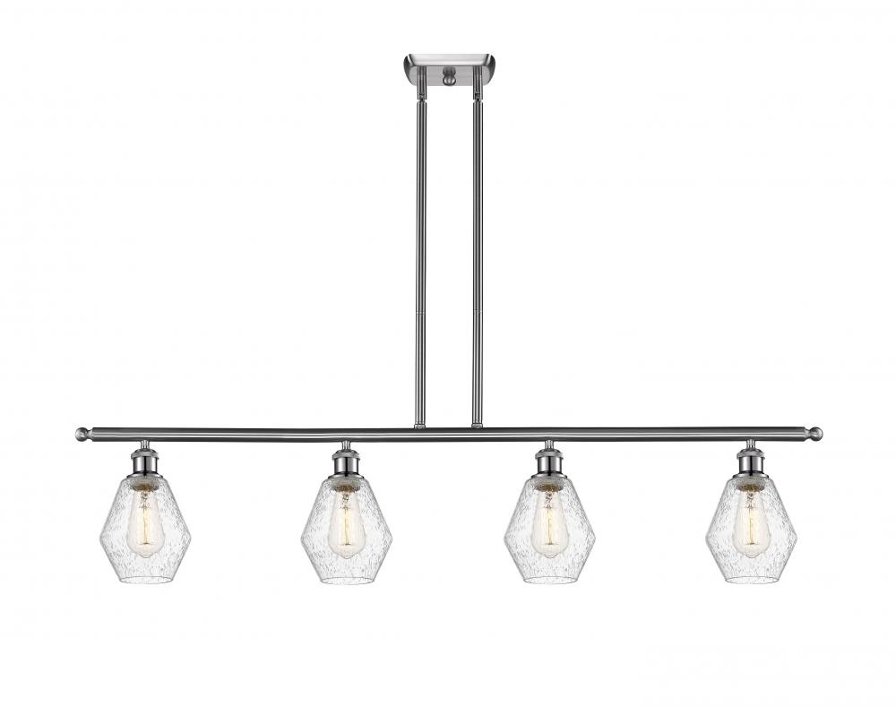 Cindyrella - 4 Light - 48 inch - Brushed Satin Nickel - Cord hung - Island Light