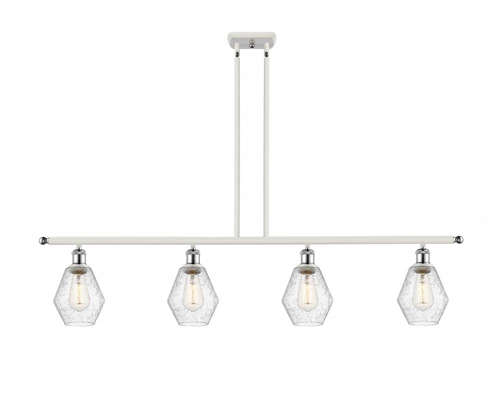 Cindyrella - 4 Light - 48 inch - White Polished Chrome - Cord hung - Island Light