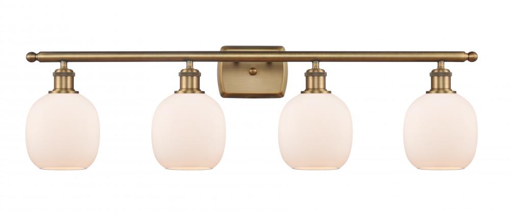 Belfast - 4 Light - 36 inch - Brushed Brass - Bath Vanity Light