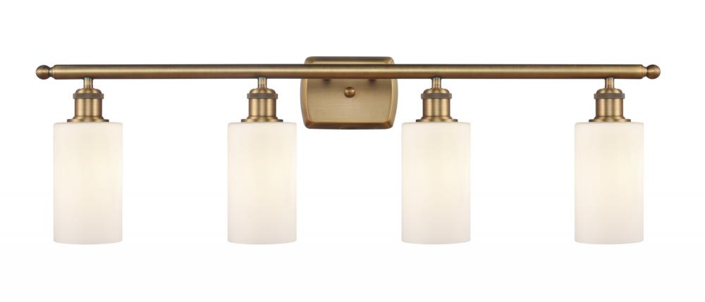Clymer - 4 Light - 34 inch - Brushed Brass - Bath Vanity Light