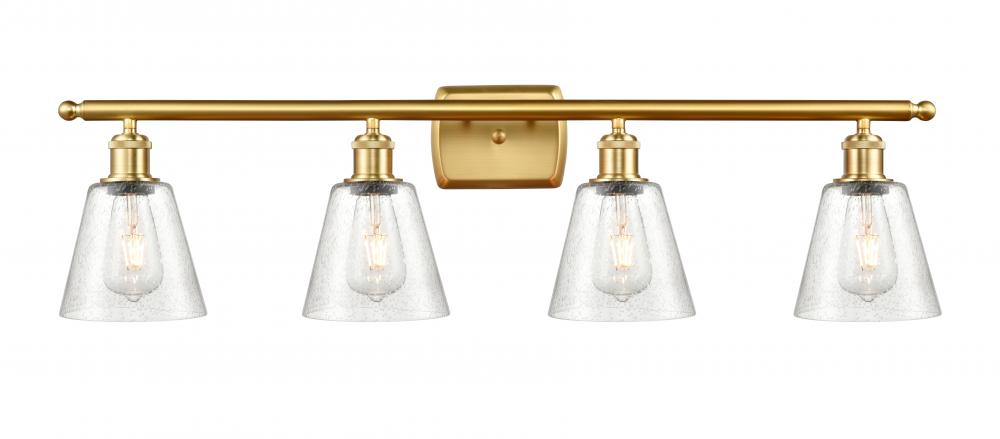 Caton - 4 Light - 35 inch - Satin Gold - Bath Vanity Light