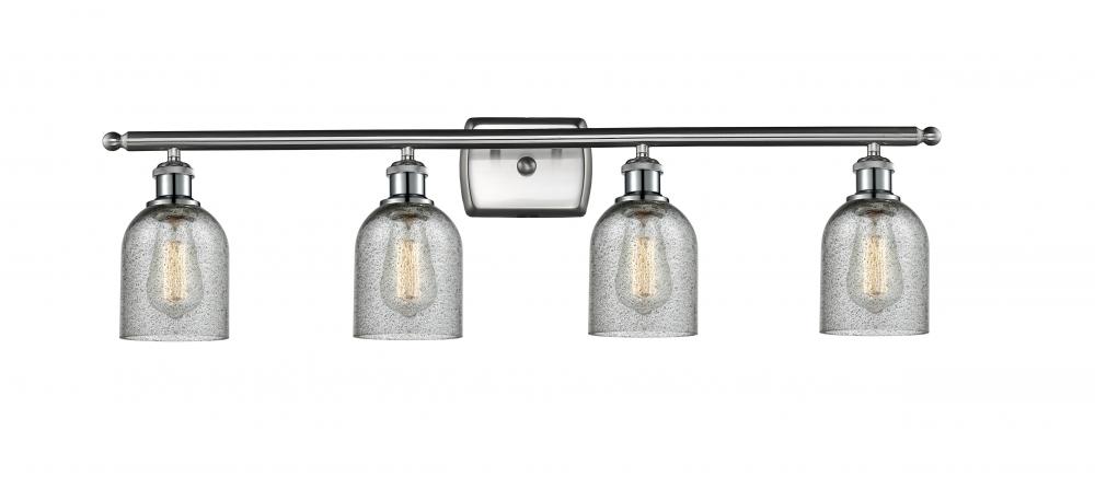 Caledonia - 4 Light - 35 inch - Brushed Satin Nickel - Bath Vanity Light