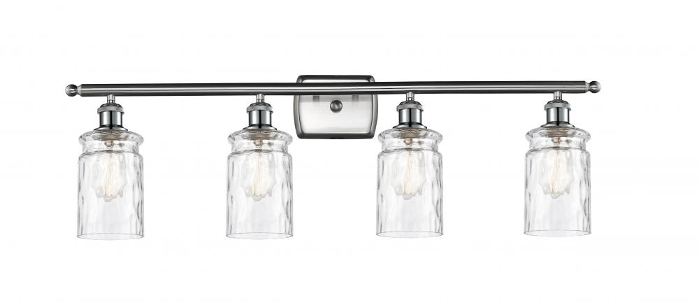 Candor - 4 Light - 35 inch - Brushed Satin Nickel - Bath Vanity Light