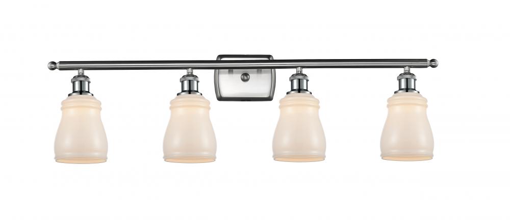 Ellery - 4 Light - 35 inch - Brushed Satin Nickel - Bath Vanity Light