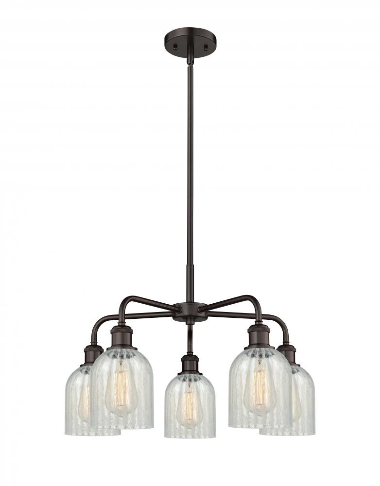 Caledonia - 5 Light - 23 inch - Oil Rubbed Bronze - Chandelier