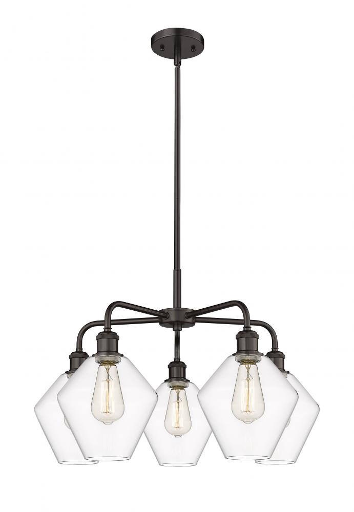 Cindyrella - 5 Light - 26 inch - Oil Rubbed Bronze - Chandelier