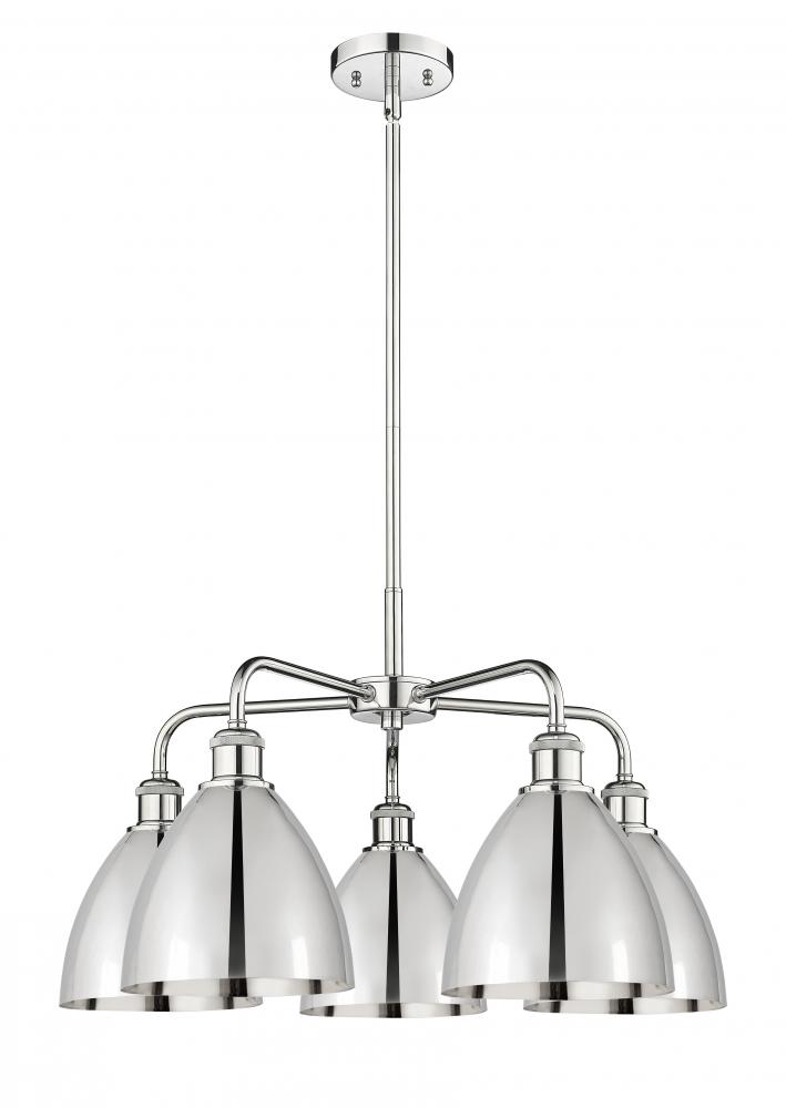 Bristol - 5 Light - 26 inch - Polished Chrome - Chandelier