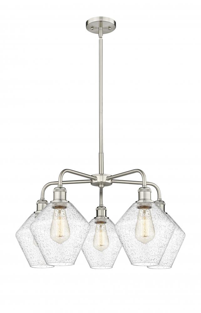 Cindyrella - 5 Light - 26 inch - Satin Nickel - Chandelier