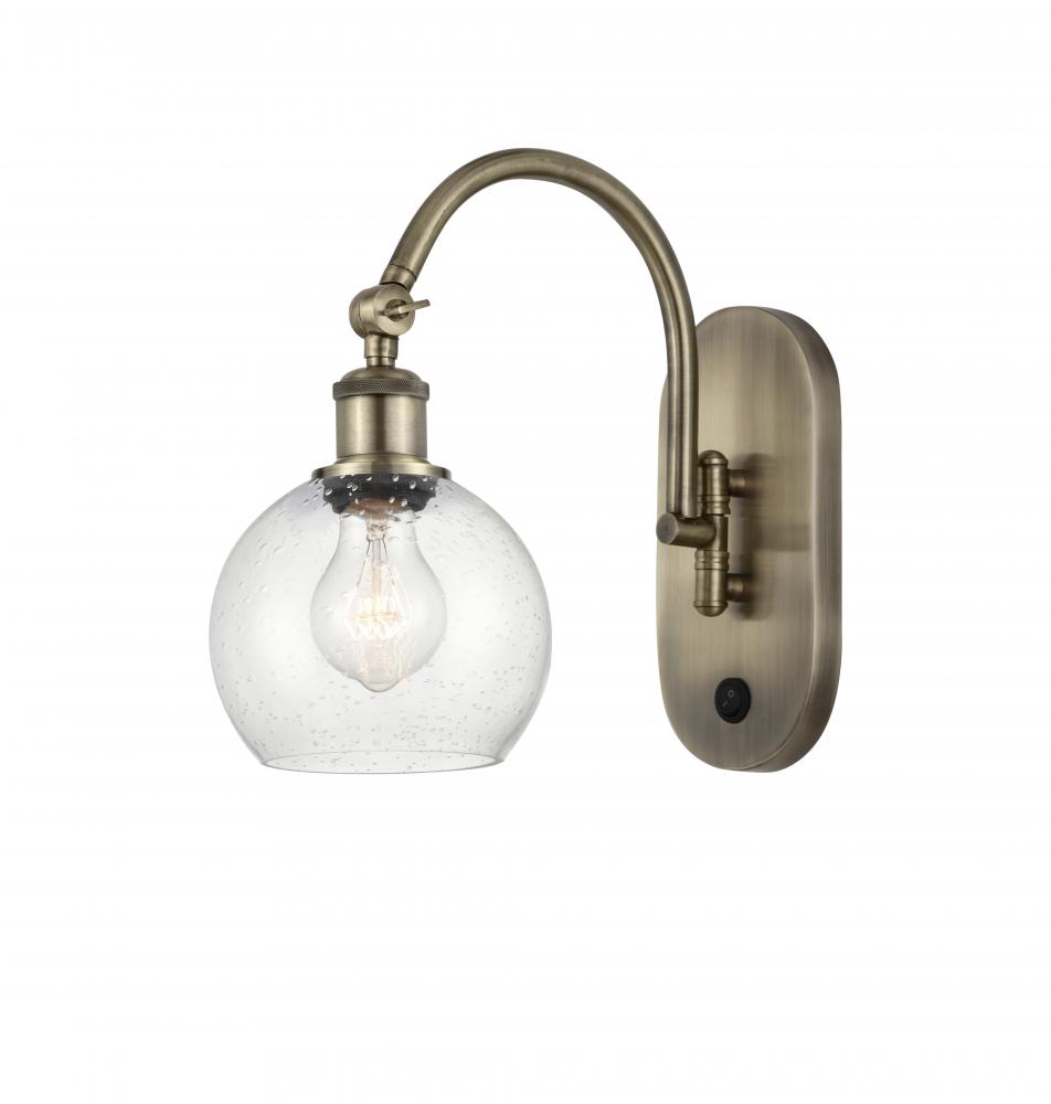 Athens - 1 Light - 6 inch - Antique Brass - Sconce