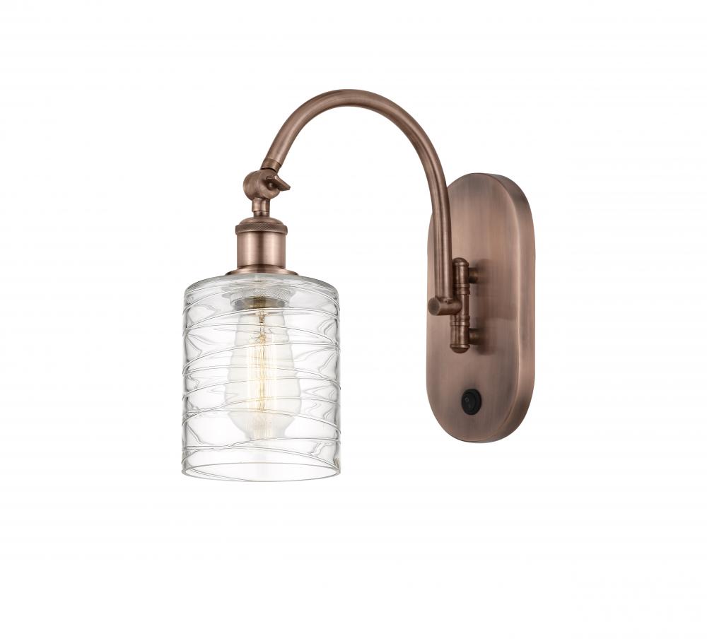 Cobbleskill - 1 Light - 5 inch - Antique Copper - Sconce