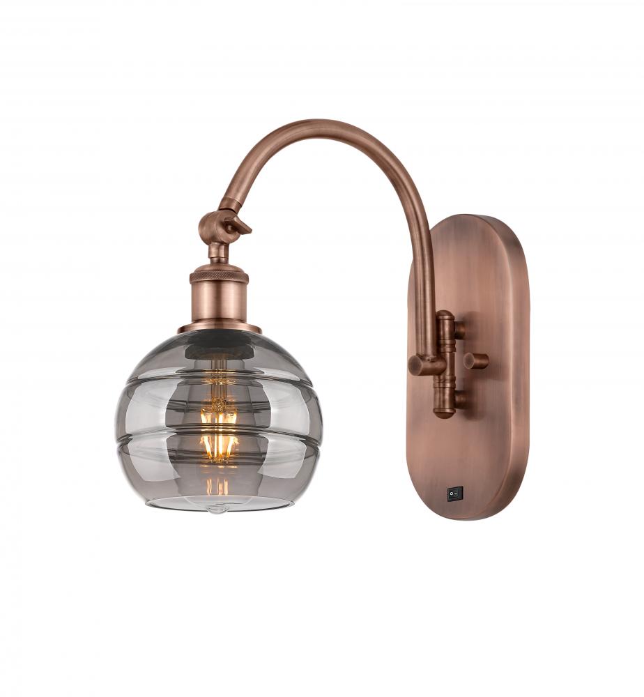 Rochester - 1 Light - 6 inch - Antique Copper - Sconce