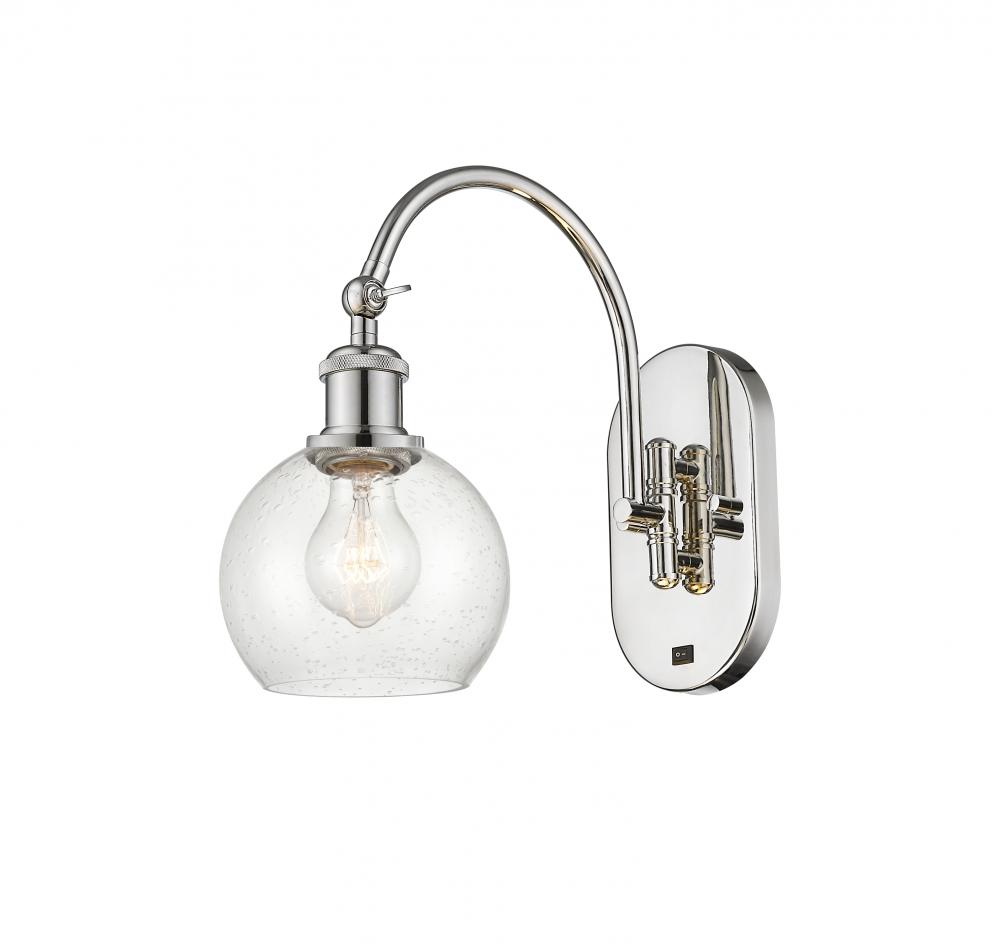 Athens - 1 Light - 6 inch - Polished Nickel - Sconce