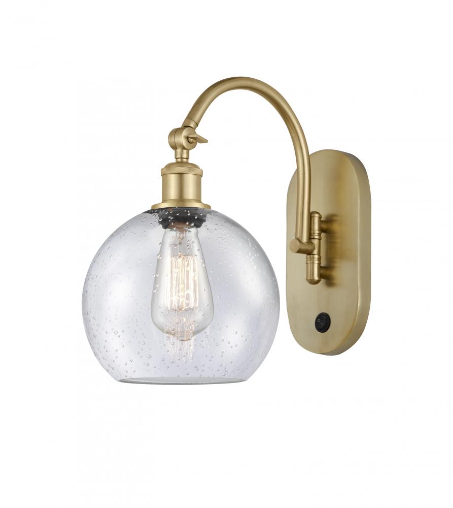 Athens - 1 Light - 8 inch - Satin Gold - Sconce
