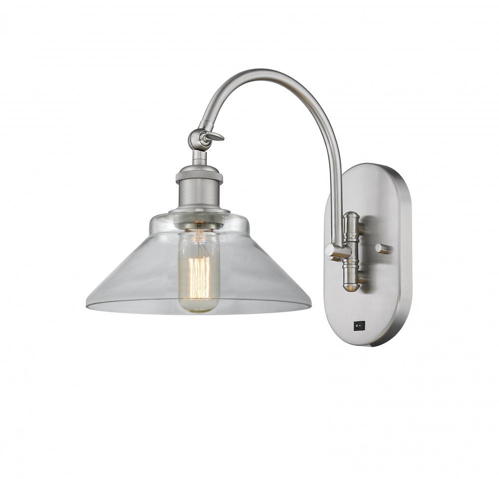 Orwell - 1 Light - 8 inch - Brushed Satin Nickel - Sconce