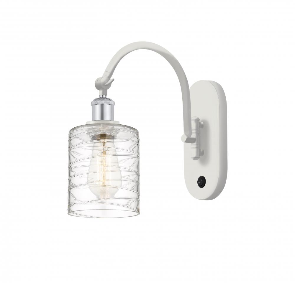 Cobbleskill - 1 Light - 5 inch - White Polished Chrome - Sconce