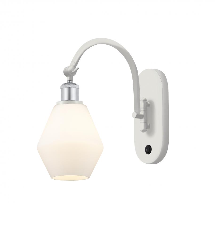 Cindyrella - 1 Light - 6 inch - White Polished Chrome - Sconce