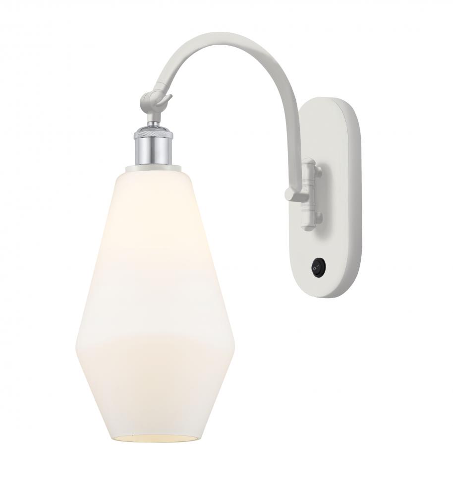 Cindyrella - 1 Light - 7 inch - White Polished Chrome - Sconce