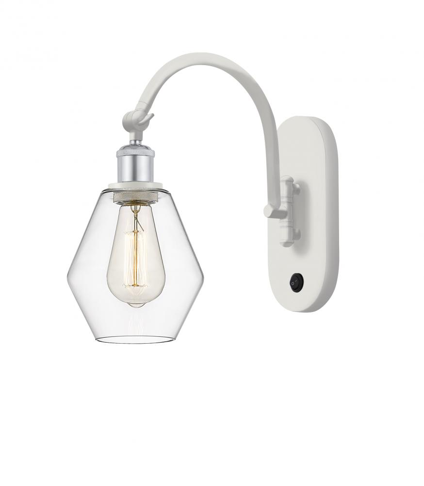 Cindyrella - 1 Light - 6 inch - White Polished Chrome - Sconce