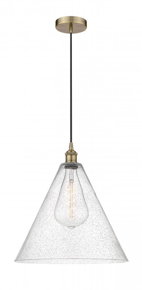 Berkshire - 1 Light - 16 inch - Antique Brass - Multi Pendant