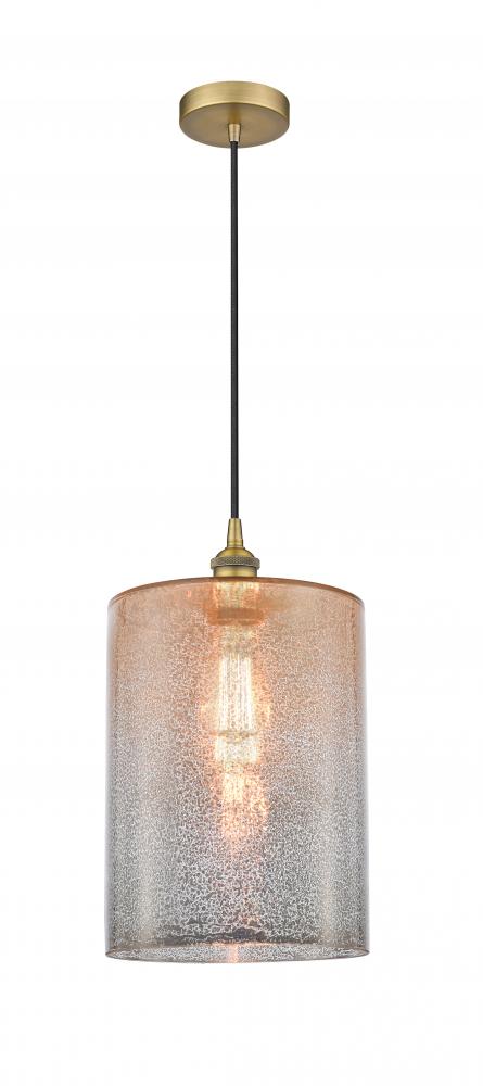 Cobbleskill - 1 Light - 9 inch - Brushed Brass - Cord hung - Mini Pendant