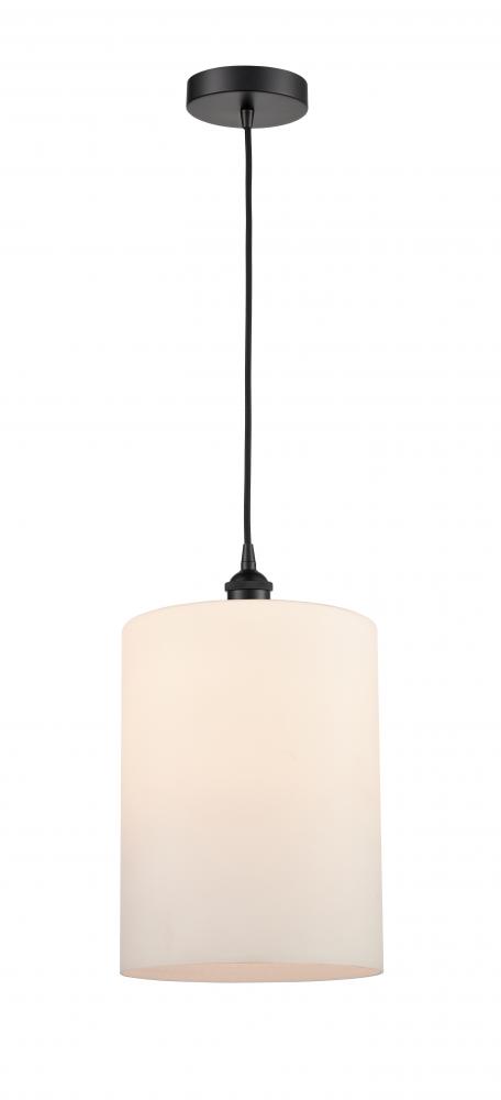 Cobbleskill - 1 Light - 9 inch - Matte Black - Cord hung - Mini Pendant