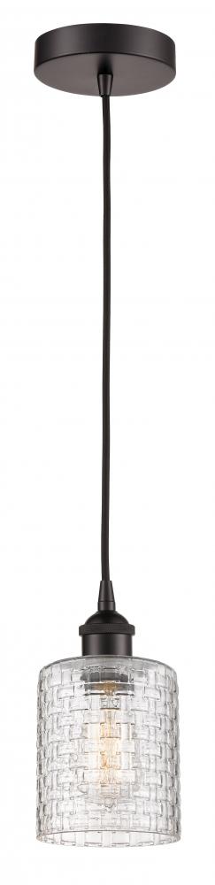 Cobbleskill - 1 Light - 5 inch - Oil Rubbed Bronze - Cord hung - Mini Pendant