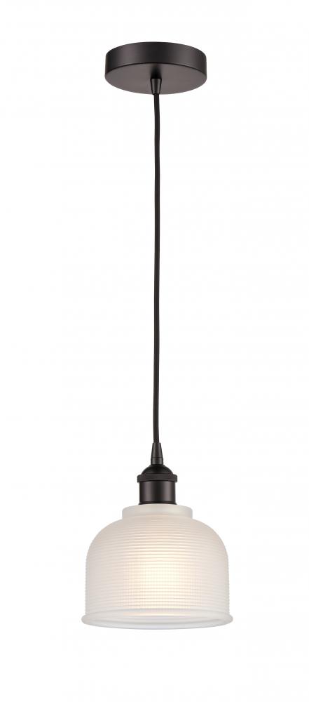 Dayton - 1 Light - 6 inch - Oil Rubbed Bronze - Cord hung - Mini Pendant
