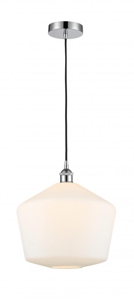 Cindyrella - 1 Light - 12 inch - Polished Chrome - Cord hung - Mini Pendant