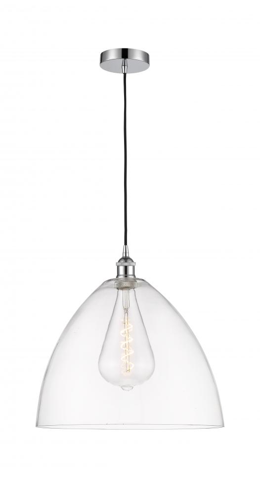 Bristol - 1 Light - 16 inch - Polished Chrome - Cord hung - Pendant