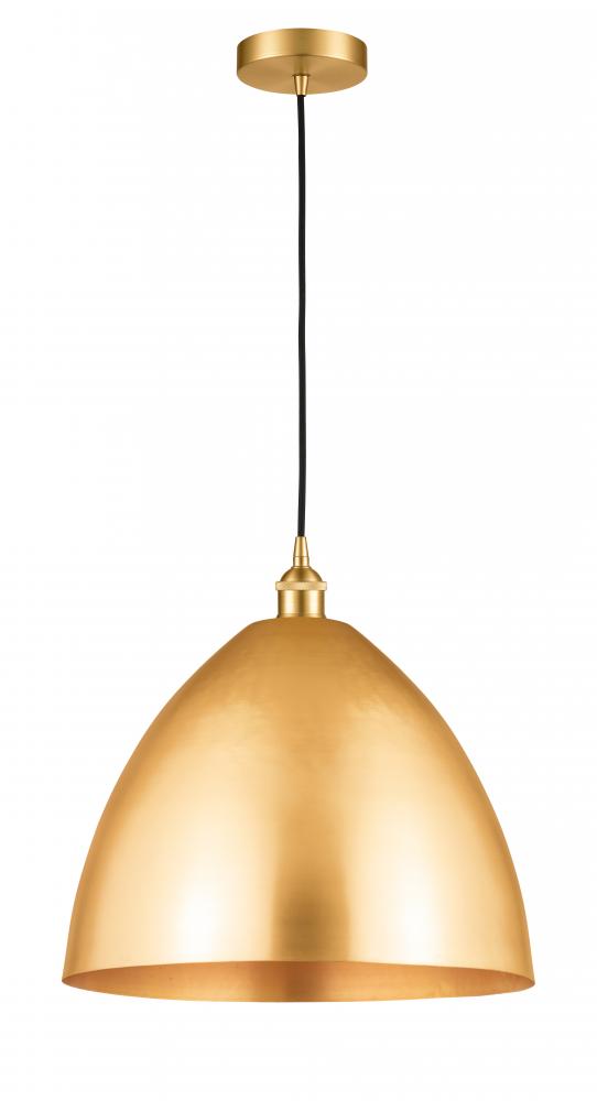 Bristol - 1 Light - 16 inch - Satin Gold - Cord hung - Mini Pendant