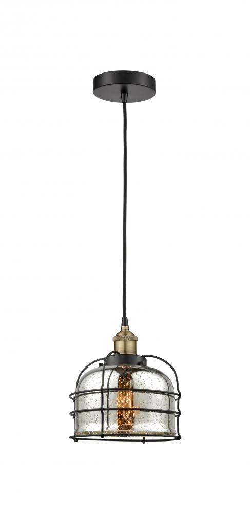 Bell Cage - 1 Light - 9 inch - Black Antique Brass - Mini Pendant