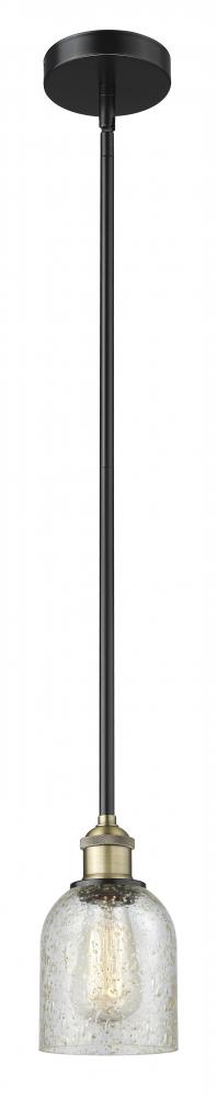 Caledonia - 1 Light - 5 inch - Black Antique Brass - Cord hung - Mini Pendant